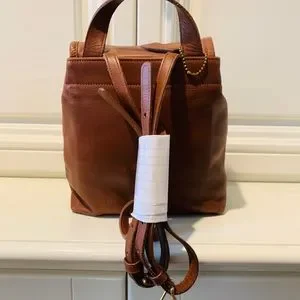 Vtg Coach 4152 British tan Leather Backpack Rare Vintage COACH Backpack 4152 Old School Grab Tan Leather  main image 2